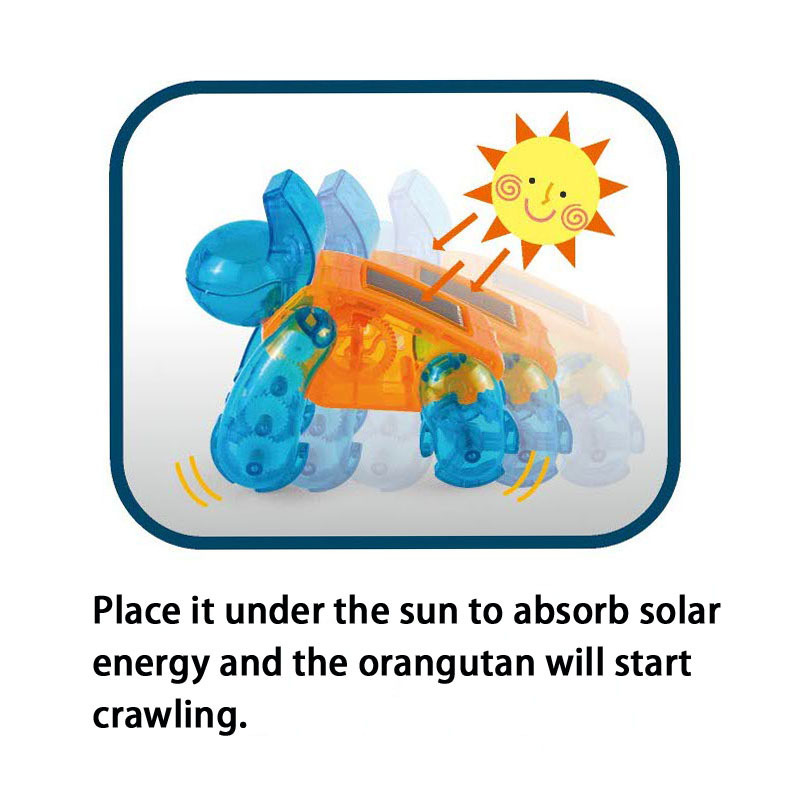 2024 DIY Solar Gorilla Assembly Smart Robot Engineer Car Toys Technology STEM Kits Powered Science Educational Toys For Kids