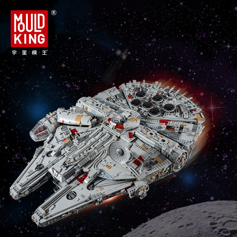 Hot Selling Mould King 21026 Star Plan Destroyer MOC Millennium Falcon Collection Model Toys Jumbo Building Blocks Bricks Kids