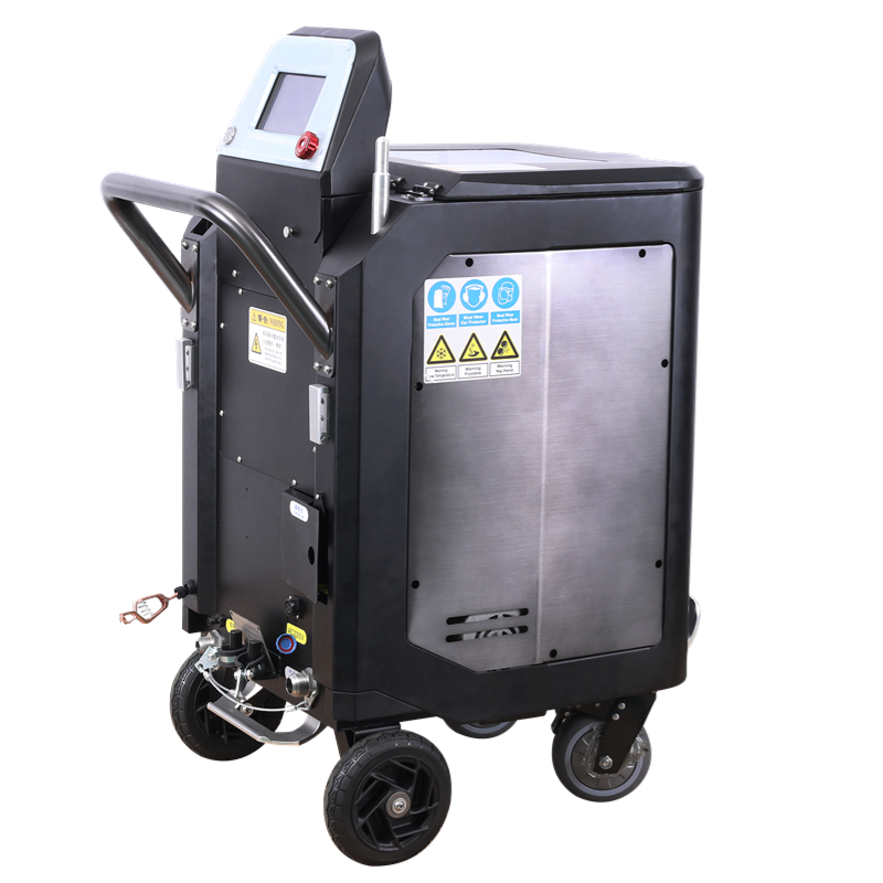 DRYICEJET P9 Pro Factory Price Wholesale clean portable dryiceblastercleaningcarchassis dry ice blasting machine