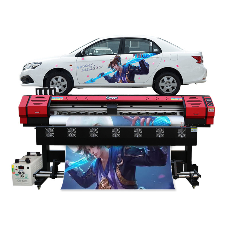 Cheap Letop I3200 Single printhead  1.6m 1.9m adhesive car wrap banner commercial 3m UV vinyl printers