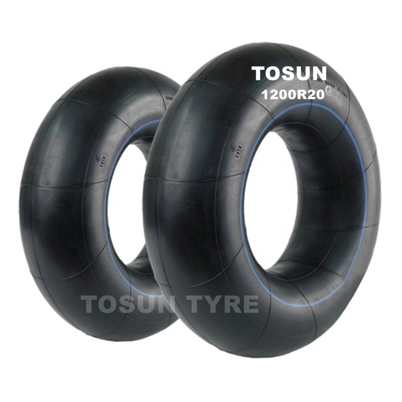 Wholesale TOSUN brand 900x20 1000x20 1100x20 1200x20 1200x24 1400x20 butyl inner tube for truck tire