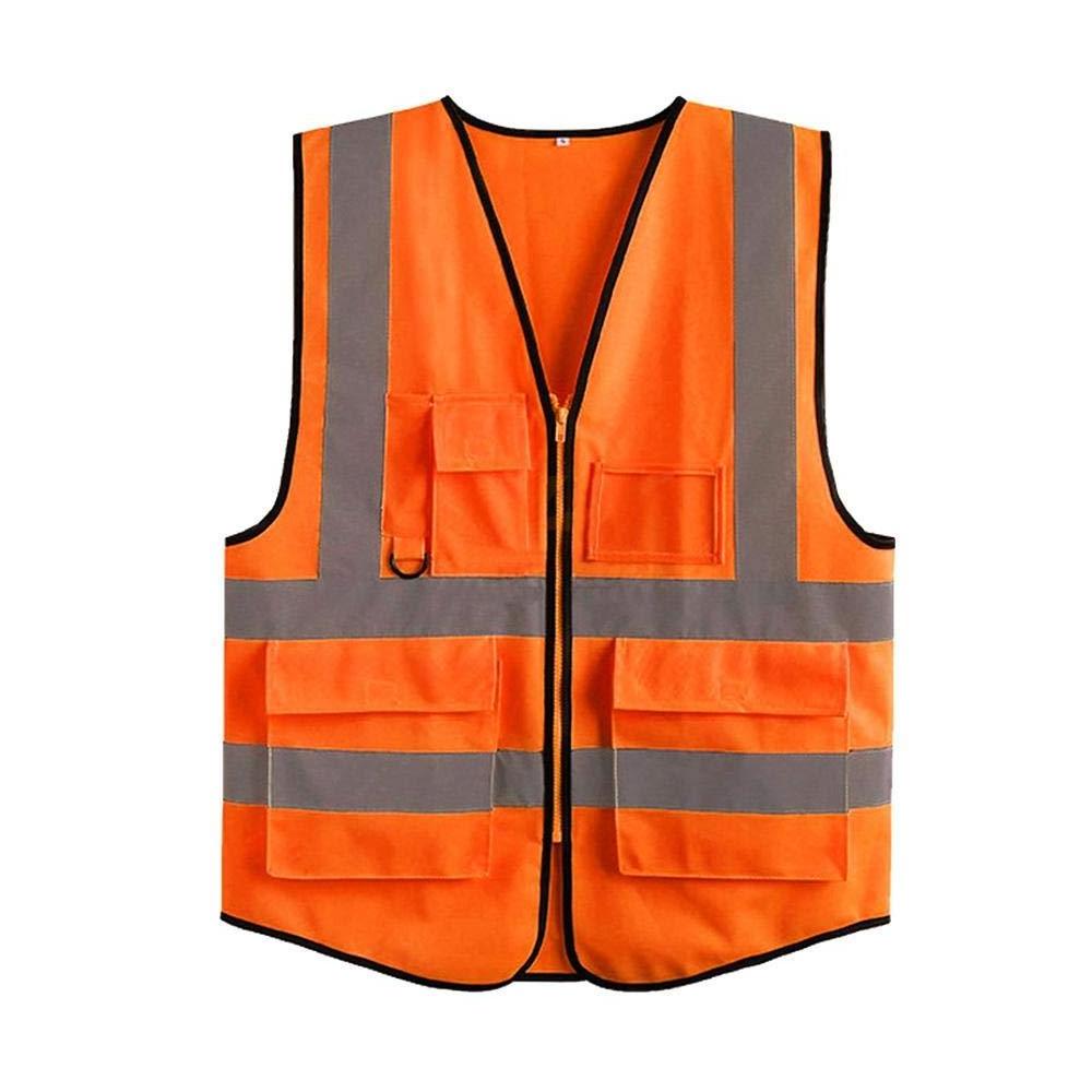 Safety Wear Custom Safety Vest Construction Vest With Front Pocket High Visibility Vest Security Reflective