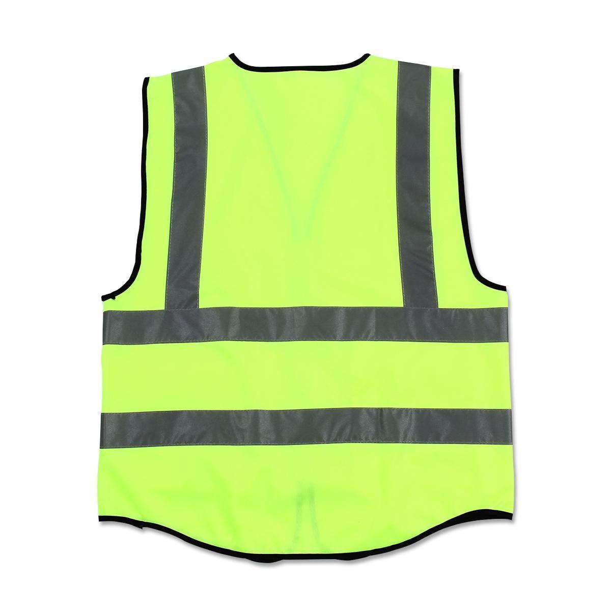 Safety Wear Custom Safety Vest Construction Vest With Front Pocket High Visibility Vest Security Reflective