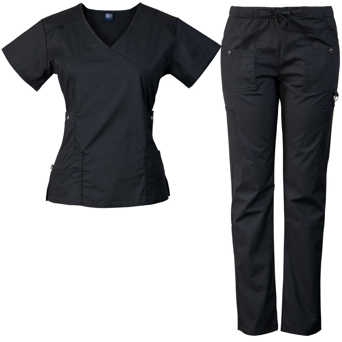 Customize Fashionable Hospital Uniform Top Stretch Scrub Sets Women Medical Nursing Jogger Pant Medical Scrub Sets