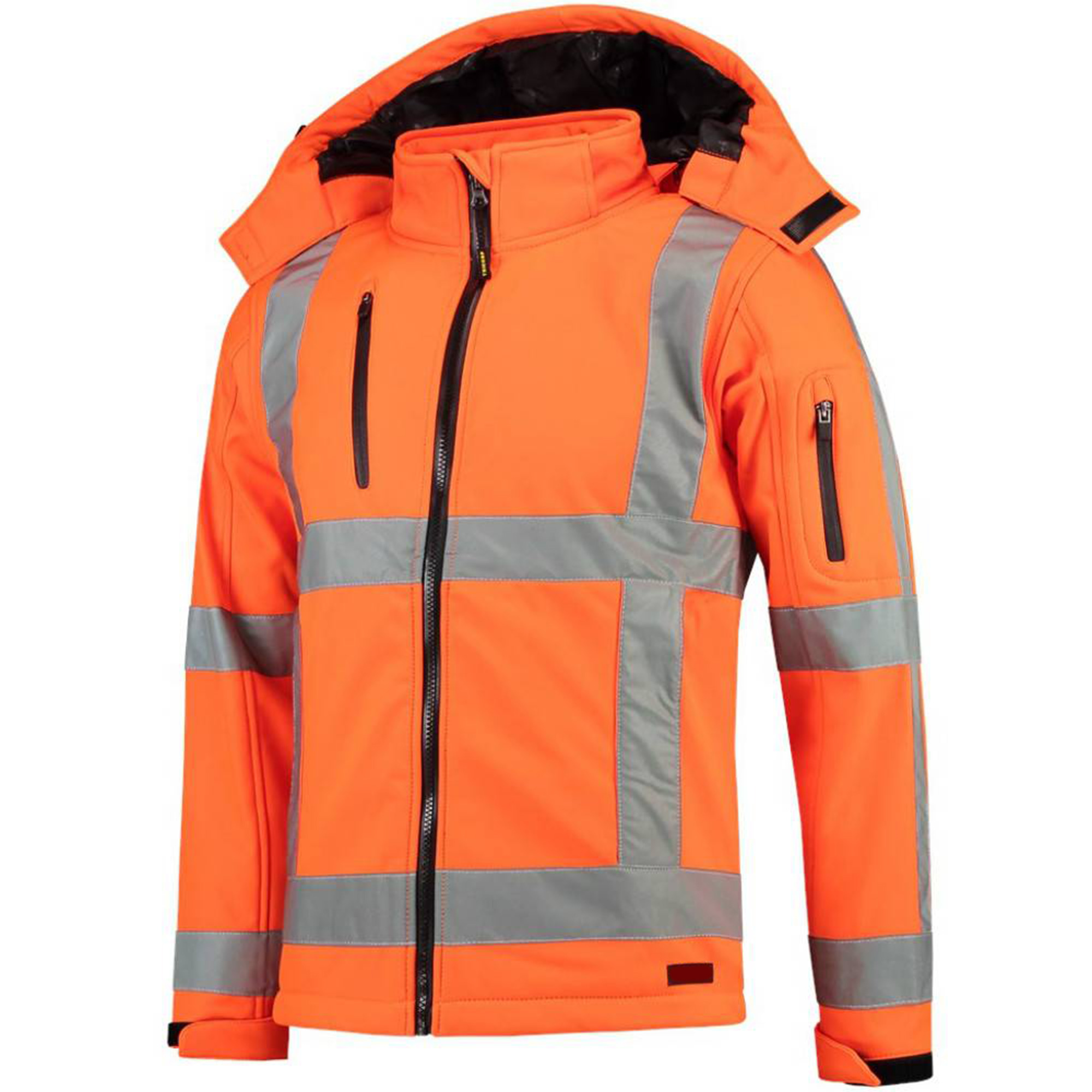 Hi VIS Viz High Visibility Jacket Workwear Construction Reflective Security Jacket