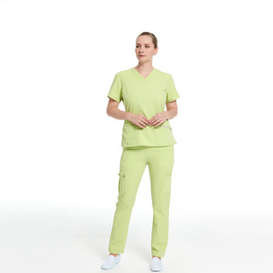 Hospital Designs Europe Hospital Nurses Uniforms Scrubs Suit Hospital Housekeeping Uniform Breathable Scrubs XS To 6XL