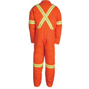 Custom Made Oil Resistant Waterproof Anti Static Work Coveralls Boiler Suit 100% Cotton Safety Coverall suit