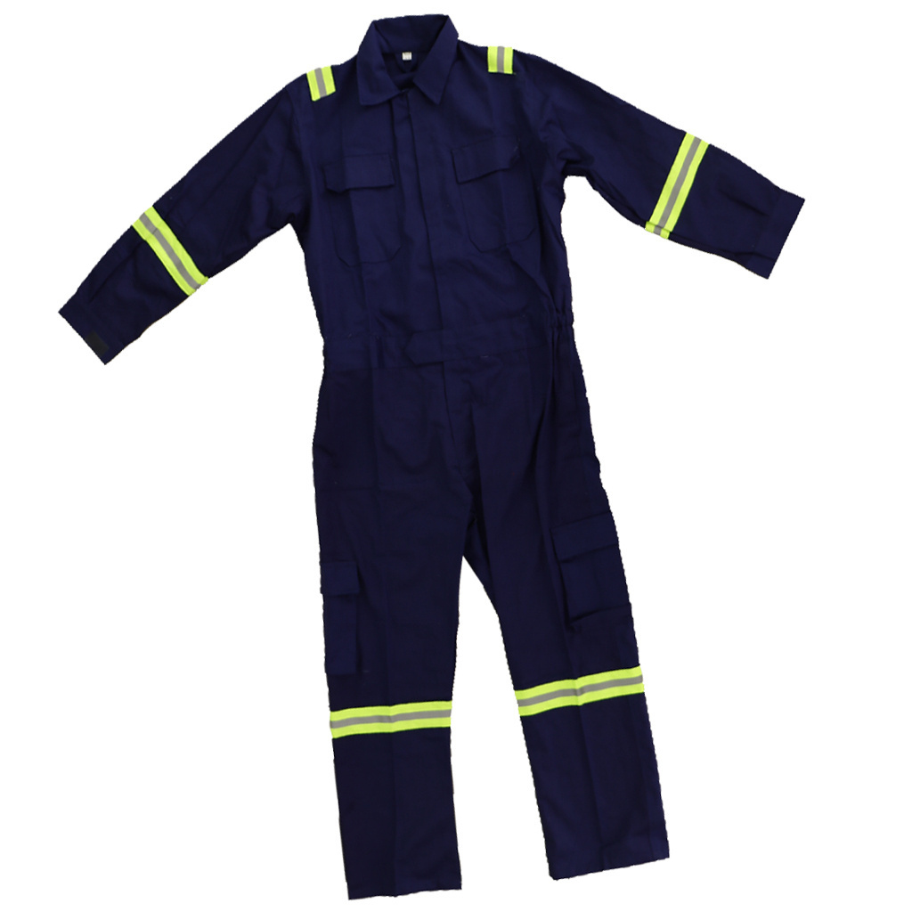 Custom Made Oil Resistant Waterproof Anti Static Work Coveralls Boiler Suit 100% Cotton Safety Coverall suit