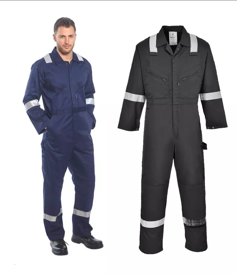 2024 Men Oil Field Industrial Car Mechanic Cotton Work Wear Uniform One Piece Working Apparel Work Coveralls