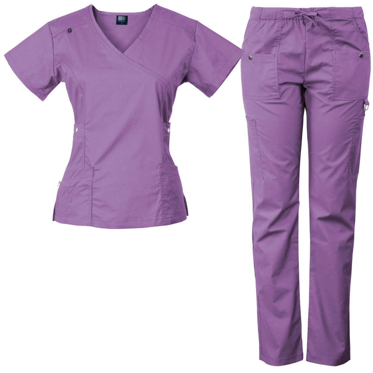 Customize Fashionable Hospital Uniform Top Stretch Scrub Sets Women Medical Nursing Jogger Pant Medical Scrub Sets