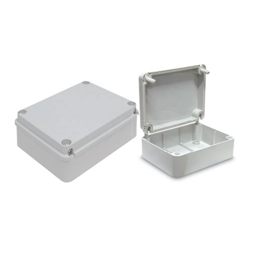 PVC ABS Ip67 Plastic Explosion Proof Waterproof Cable Gland Electrical Enclosure Junction Box White Body Customized Industrial