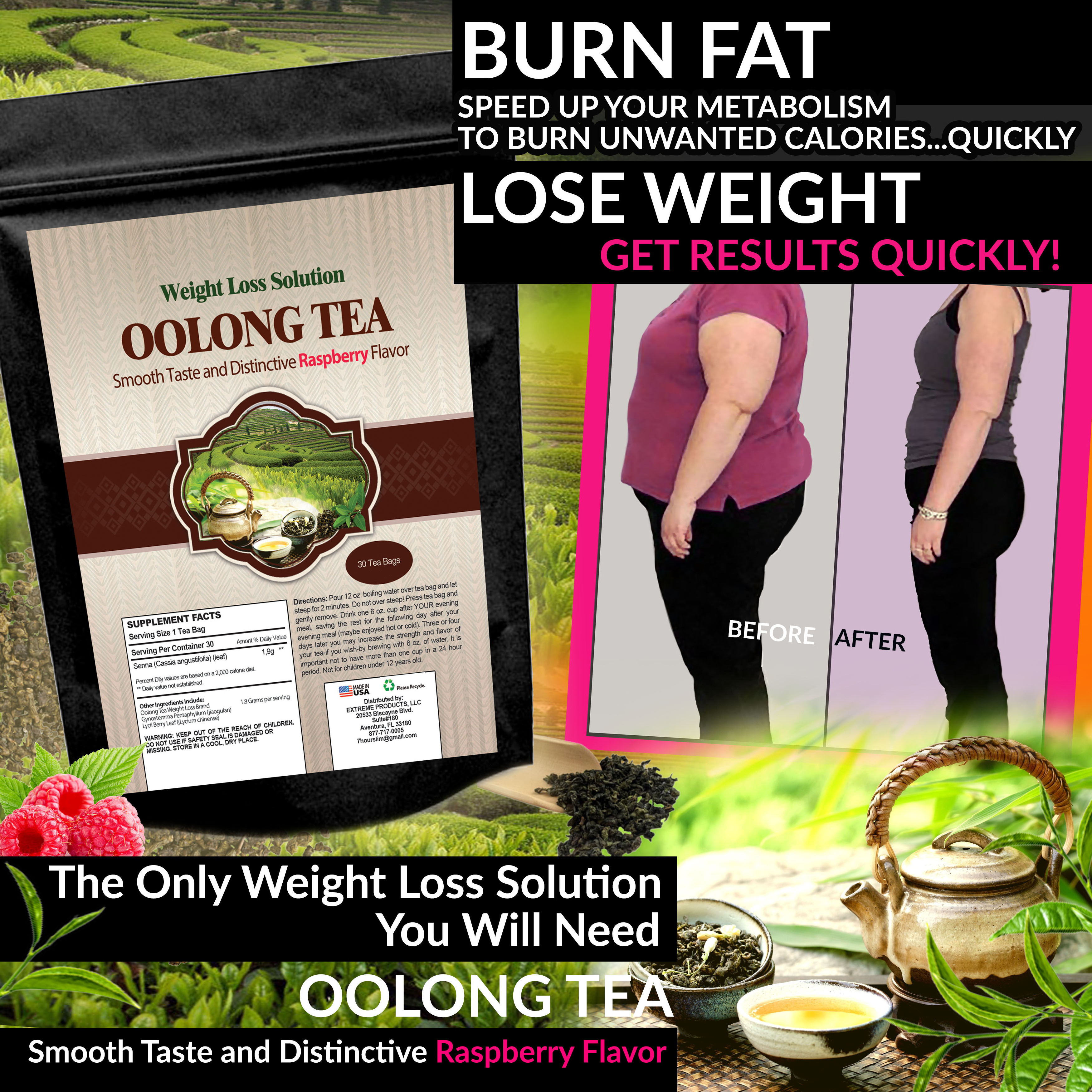 New Health Beneficial Raspberry Flavoured Oolong Tea at Low Price for Bulk Buyers