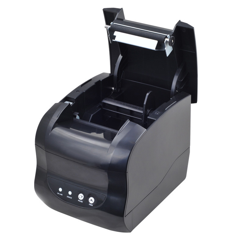 High quality 3 inch direct thermal logo small qr code mini label receipt thermal inkless sticker printer for small business