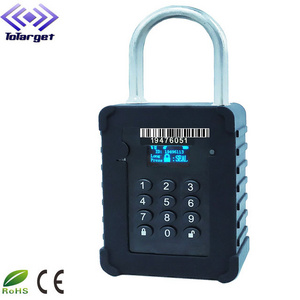 IP67 Remote Control GPS Truck Trailer Store Door Cargo Tracking top Security Padlocks Smart locks time locking container lock