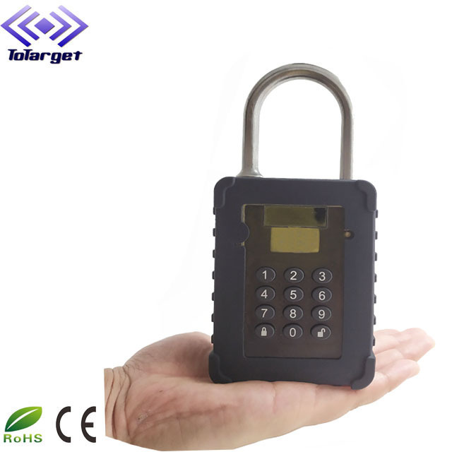 Container GPS Lock Intelligent Electronic Lock with Door Bars Holding for Cargo Security Solution Tracker Padlock