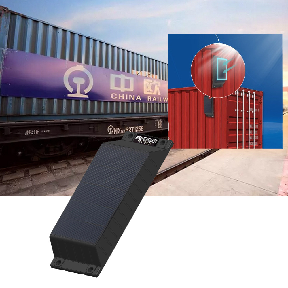 IP67 Waterproof solar panel power supply long standby stable performance  asset tracking wagon cargo container gps tracker