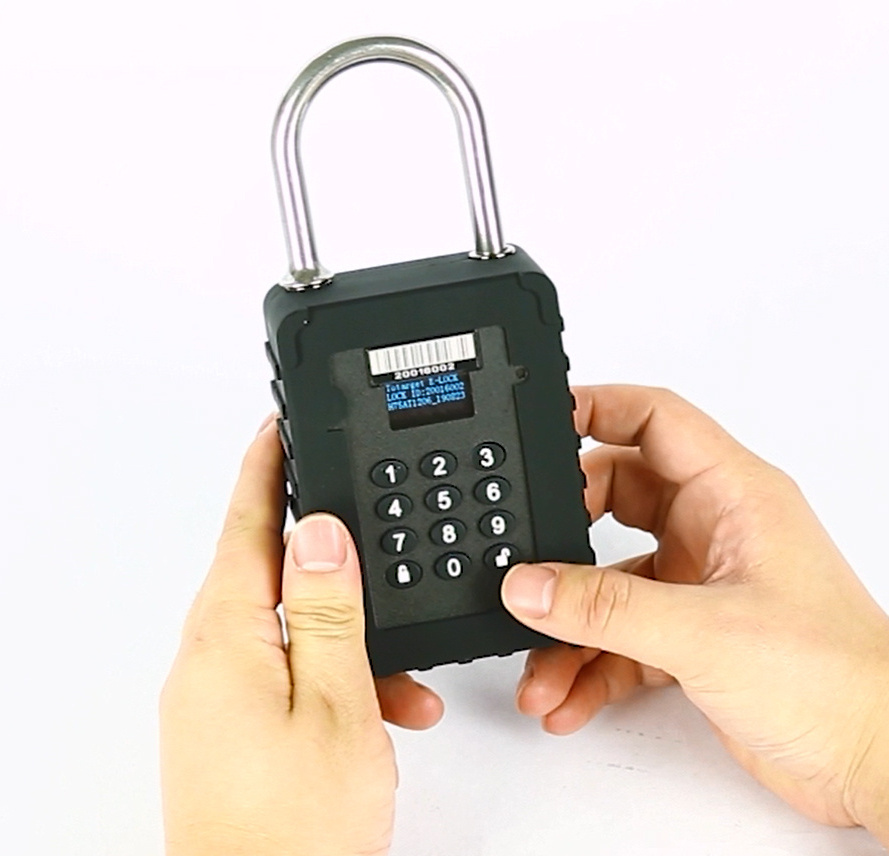 TOTARGET padlock with alarm top gps security smart padlock