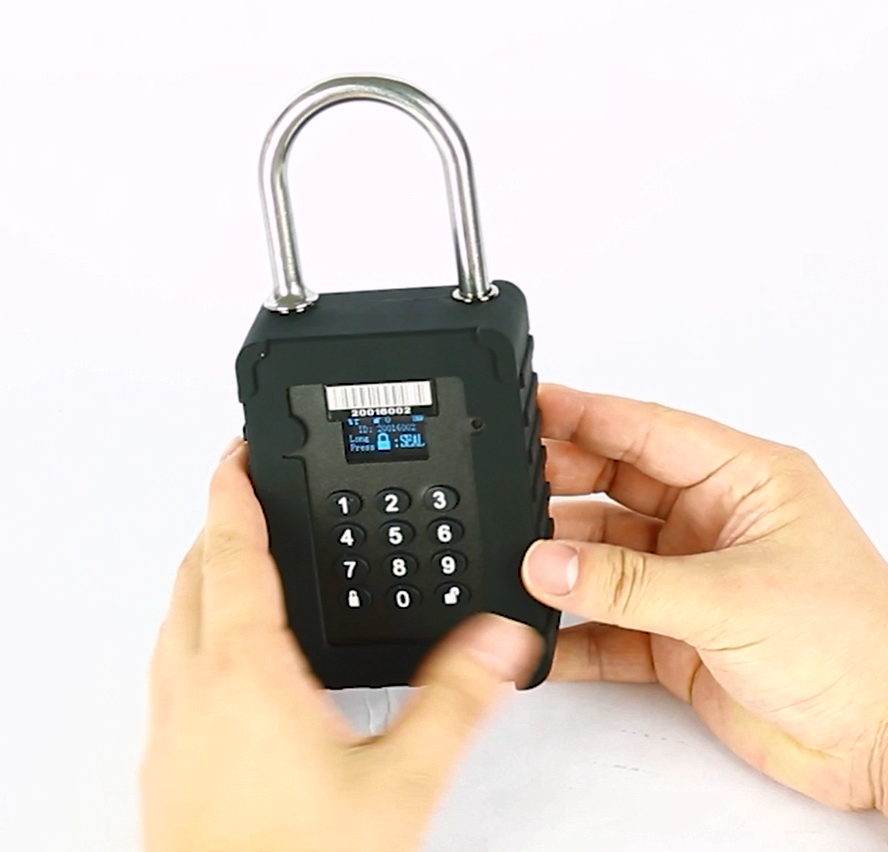 TOTARGET padlock with alarm top gps security smart padlock