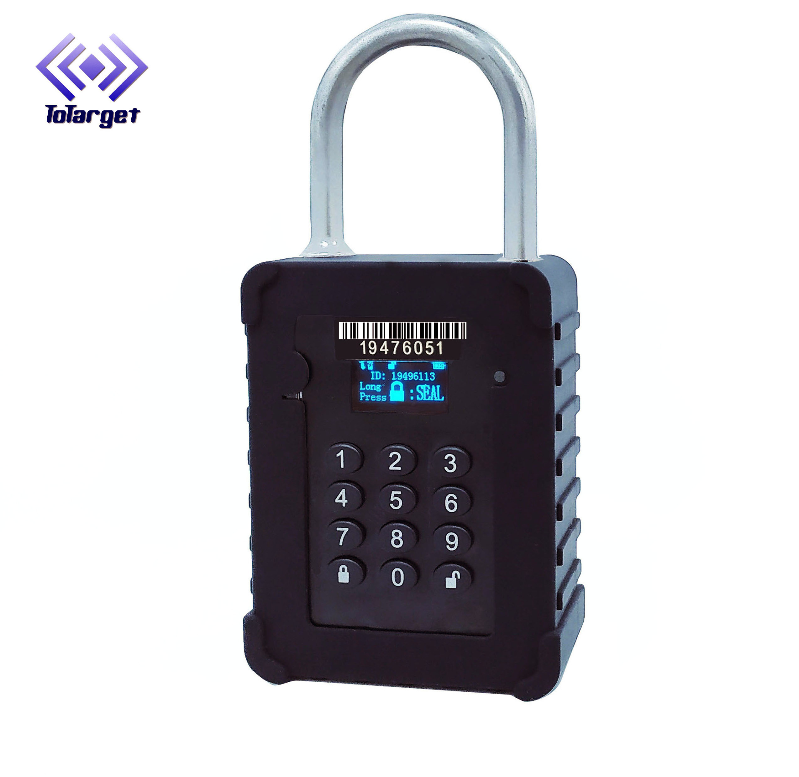 TOTARGET padlock with alarm top gps security smart padlock