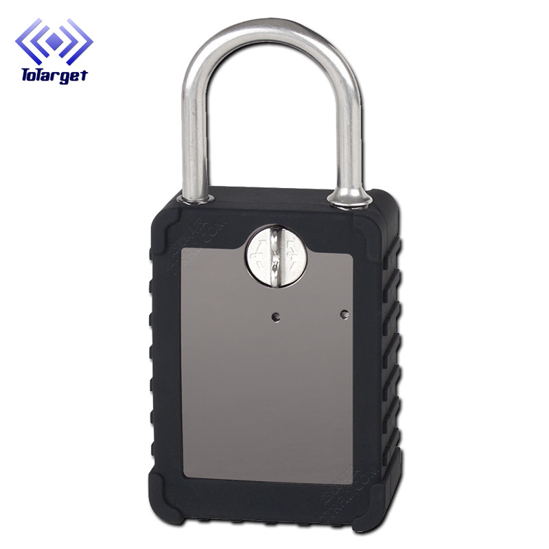 Smart keypad Padlock GPS Tracker Lock for Security Vehicle Trailer Truck Container Electronic Logistic Lock