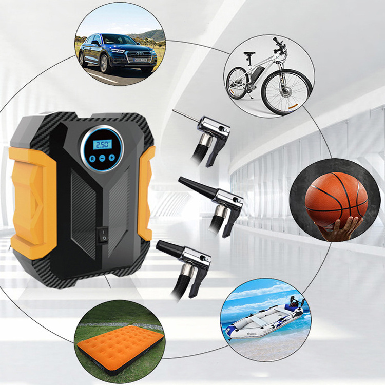 Cordless tyre air pump tire inflator portable for bike bicycle motorcycle balls air bed tire inflators