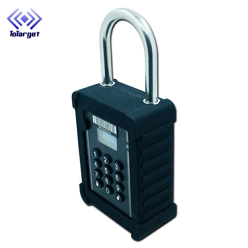 Smart keypad Padlock GPS Tracker Lock for Security Vehicle Trailer Truck Container Electronic Logistic Lock