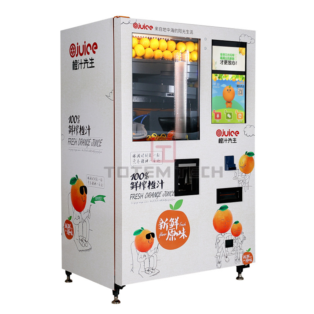 New Products Fresh Squeezed Orange Juice Vending Machine