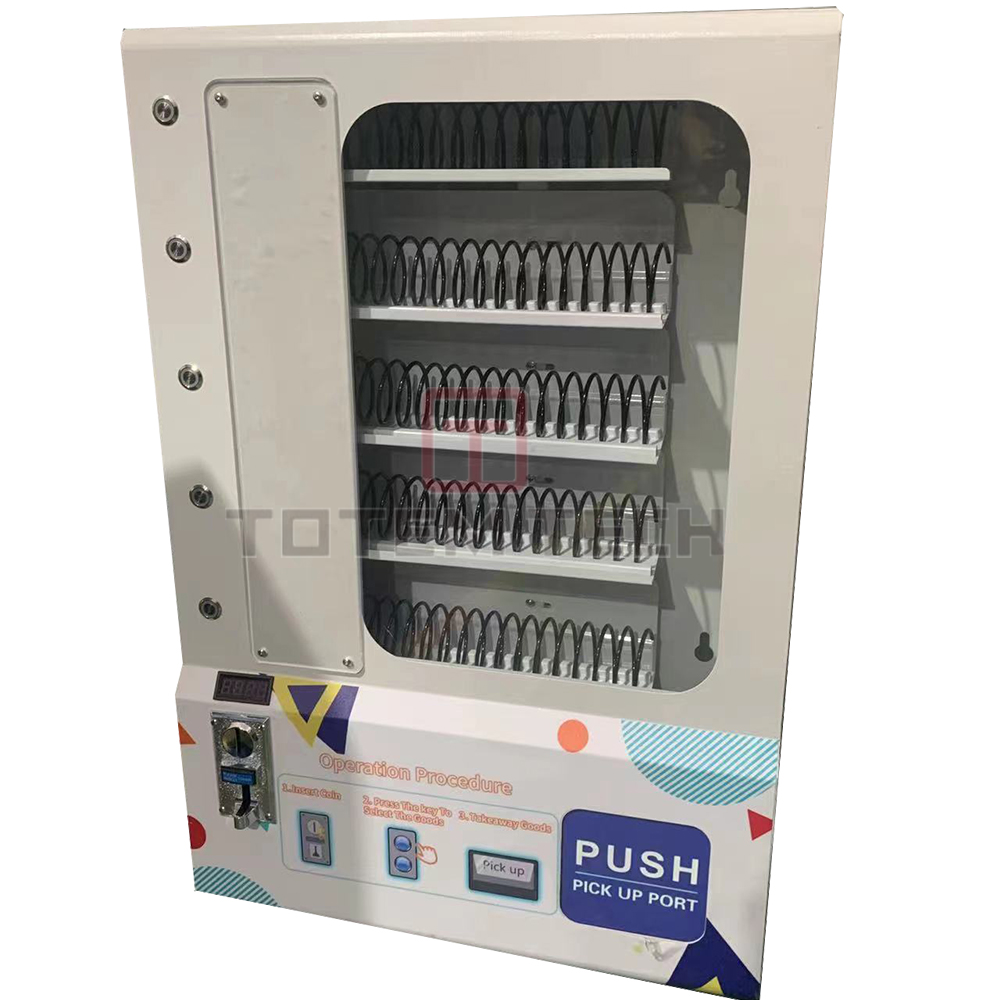 white wall mounted small smart vending machines for foods and drinks and snack vending machine for sale