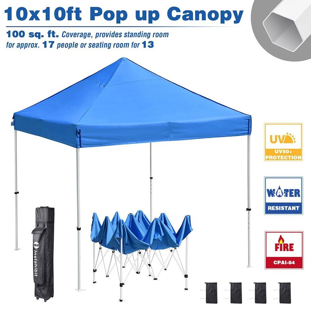 Custom Service Outdoor Waterproof 3x3 Folding Tent 10x10 ft Pop Up Canvas Tent Garden Gazebo canopy trade show tent