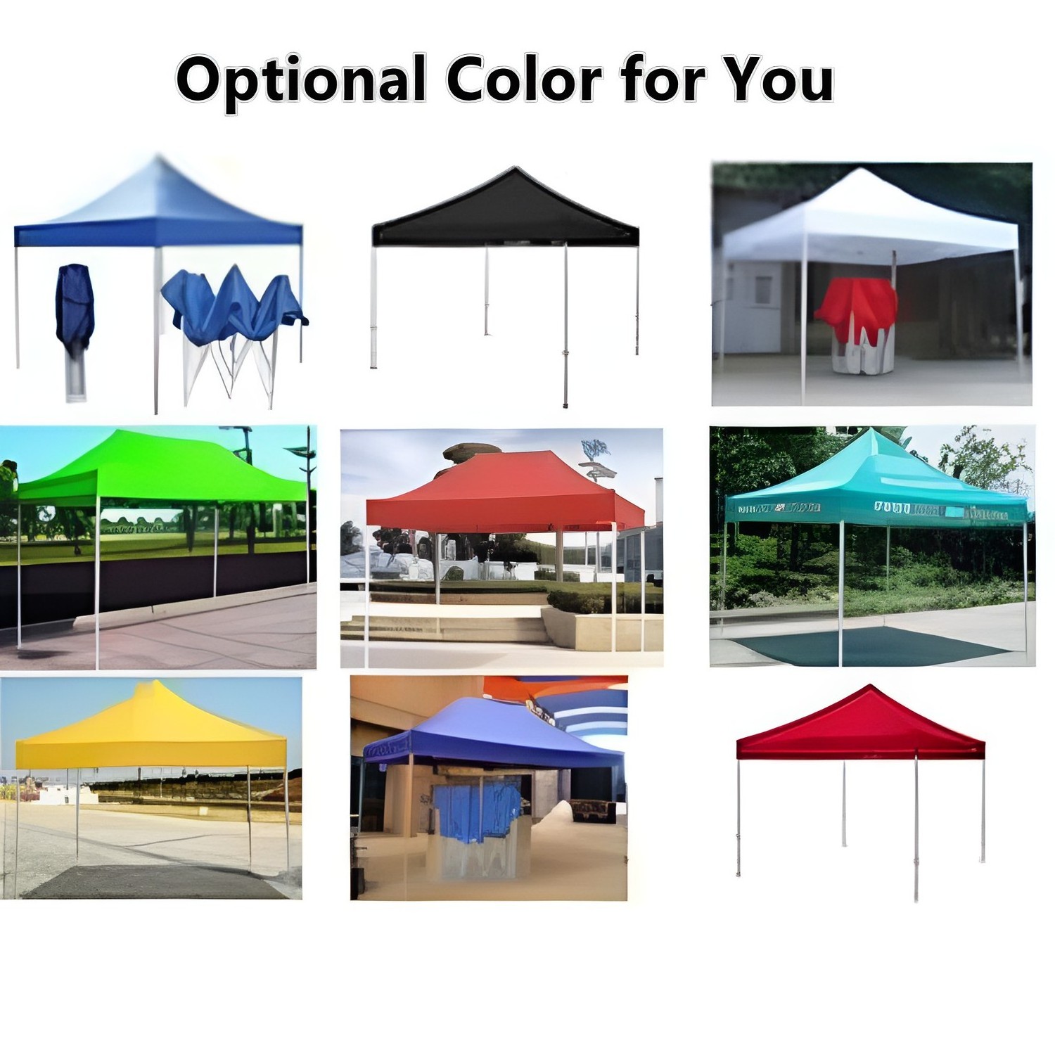 Custom Service Outdoor Waterproof 3x3 Folding Tent 10x10 ft Pop Up Canvas Tent Garden Gazebo canopy trade show tent