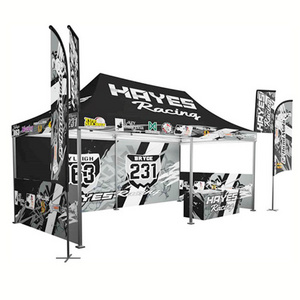 10x20 Custom Trade Show Tent Waterproof Nylon Printed Outdoor Folding Pop Up Canopy Tent