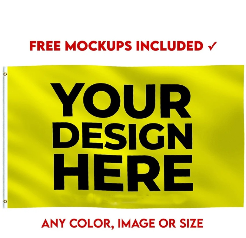 Professional NO MOQ Custom flag 100% polyester Custom Design Size Decorative Advertising Personal Flag