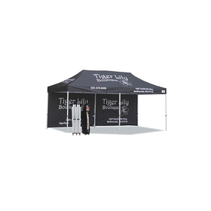 Wholesale Portable Folding Pop Up Gazebo With Side Walls Printed Canopy tent Aluminum Outdoor Waterproof Trade Show Tents