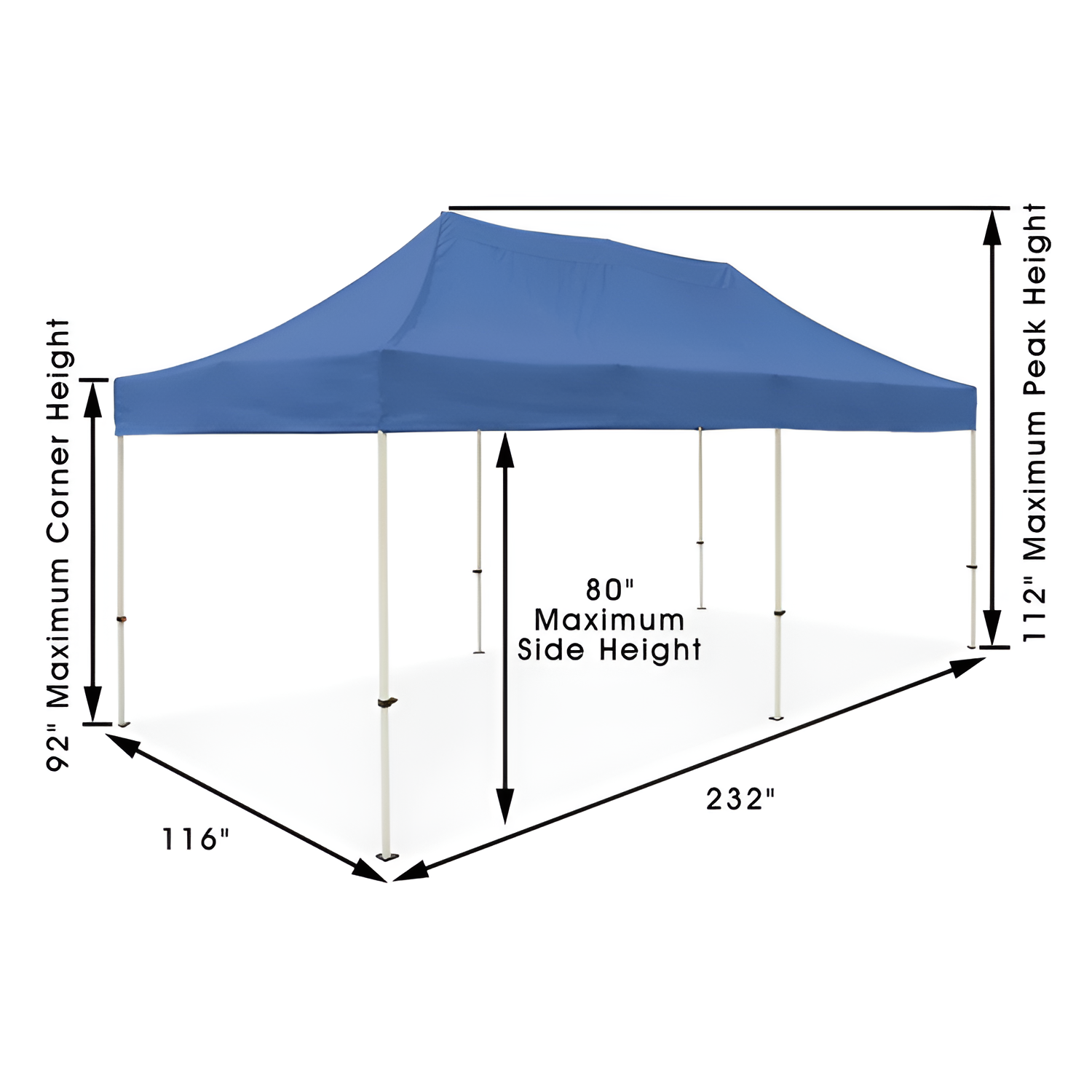 Promotional Trade Show Tent 10x20 ft Outdoor Portable Waterproof Durable Folding Pop Up Gazebo Canopy Event Tent