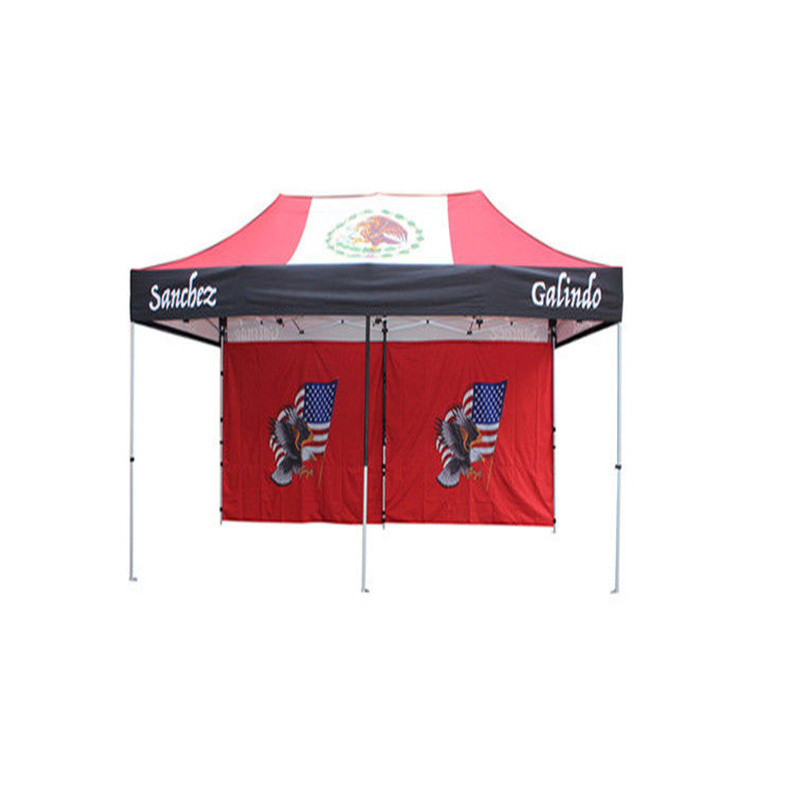 custom logo printed outdoor 3x3 easy popup folding gazebo carpa waterproof oxford trade show advertising tent