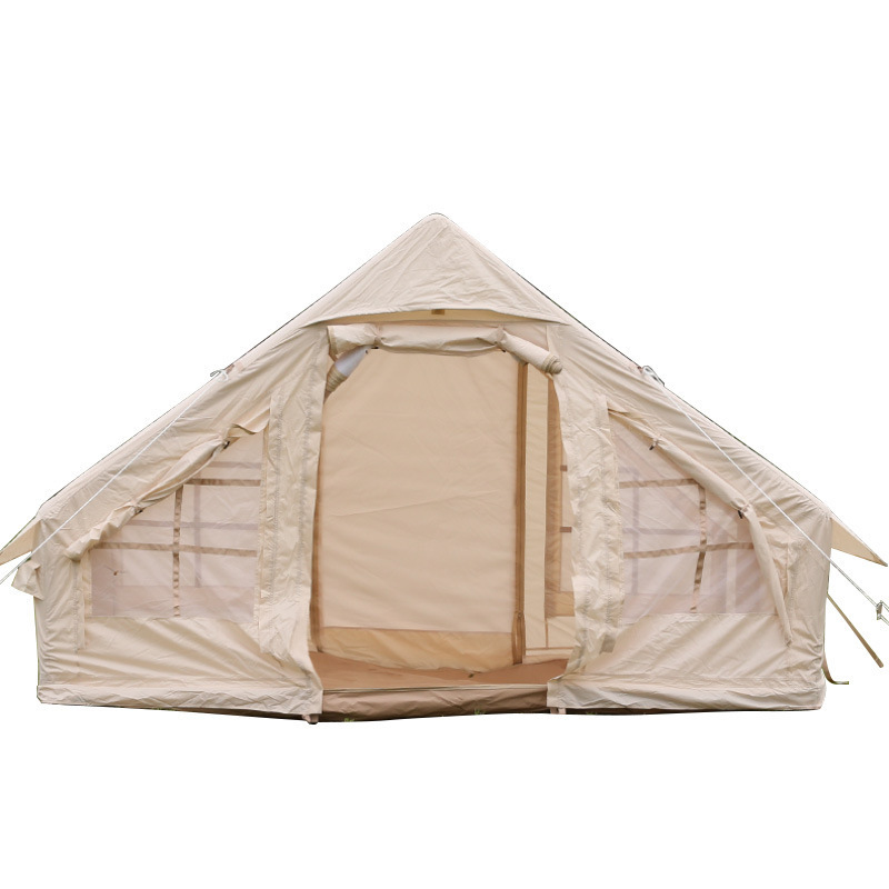 Wholesale Inflatable Air Tourist Tent Glamping Cabin Tent Family Outdoor Inflatable Camping Tent