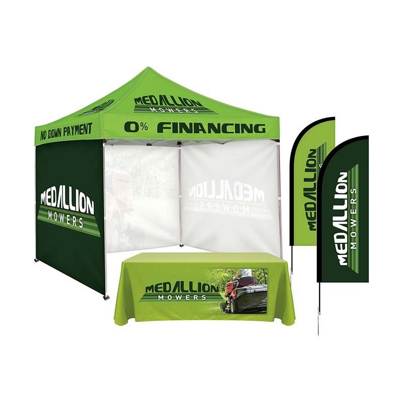 OEM custom logo printed outdoor waterproof 3x3m folding gazebo carpa 3x3 oxford trade show tent