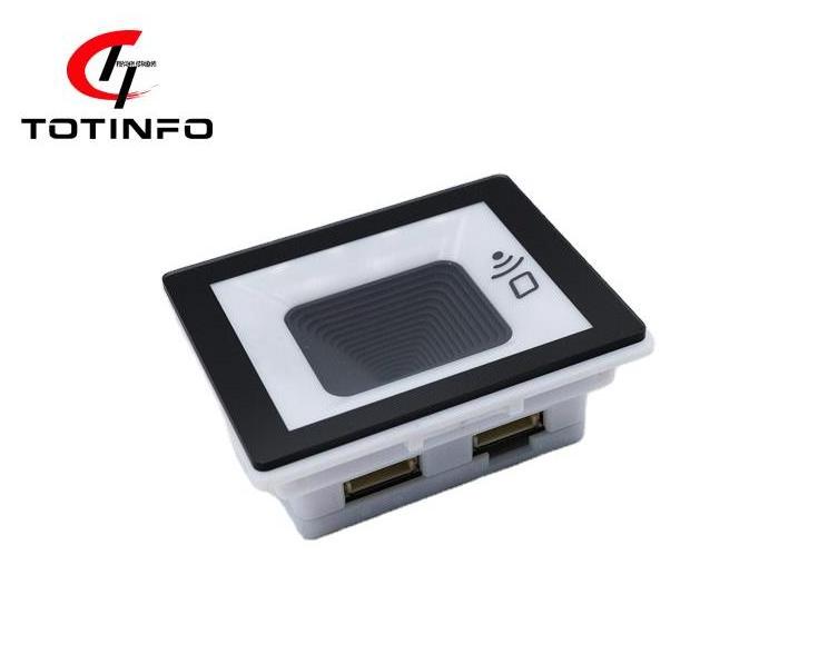 13.56Mhz APDU NFC MIFARE FELICA  Access Control Card Reader Green Pass Turnstile QR Code Reader Module