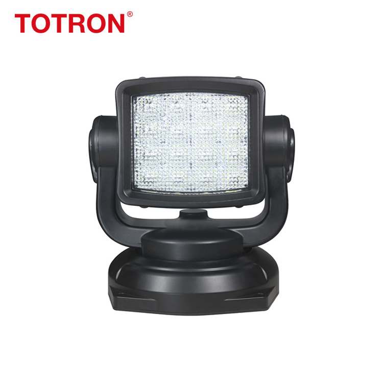 Marine LED Search Lights Car Roof Rotating Spot Lights  80W 48W Remote Control LED Search Lights for Hunters