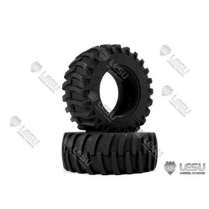 LESU 1Pair 146.5MM Rubber Wheel Tires for 1/16 RC DIY Model Truck Walking Tractor TOUCAN HOBBY TH16831-ali6