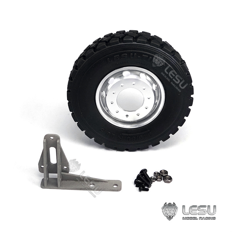 1/14 LESU Spare Wheel Tyre Mount for RC DIY Tamiyaya Dumper Truck Hopper Remote Control Tipper Model Accessories Toys Th17173