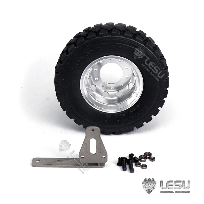 1/14 LESU Spare Wheel Tyre Mount for RC DIY Tamiyaya Dumper Truck Hopper Remote Control Tipper Model Accessories Toys Th17173