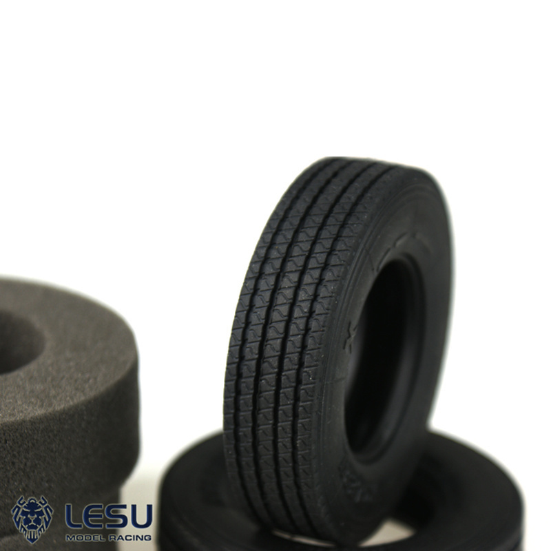 LESU Rubber Wheel Tires for 1/14 RC Tractor Truck Tamiyaya Remote Control Toys Cars Model Th02597-ali6