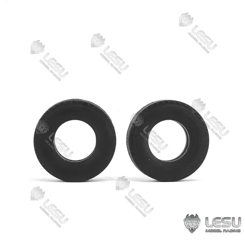 Wheel Tires for 1/14 RC LESU A0020 A0005 Hydraulic Trailer Model Tamiyaya Tractor Truck Remote Control Toys Cars Th16940-ali6