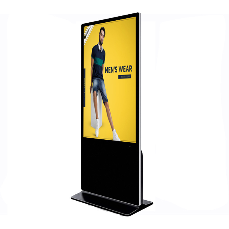 KINGONE 43 50 55 Inch IPS LCD Screen Floor Stand Indoor Advertising Kiosk indoor digital signage display