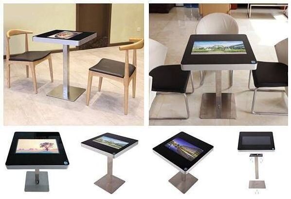 Hotel Restaurant Android LCD Display Smart Interactive Kiosk Multi Coffee Game Touch Screen Table