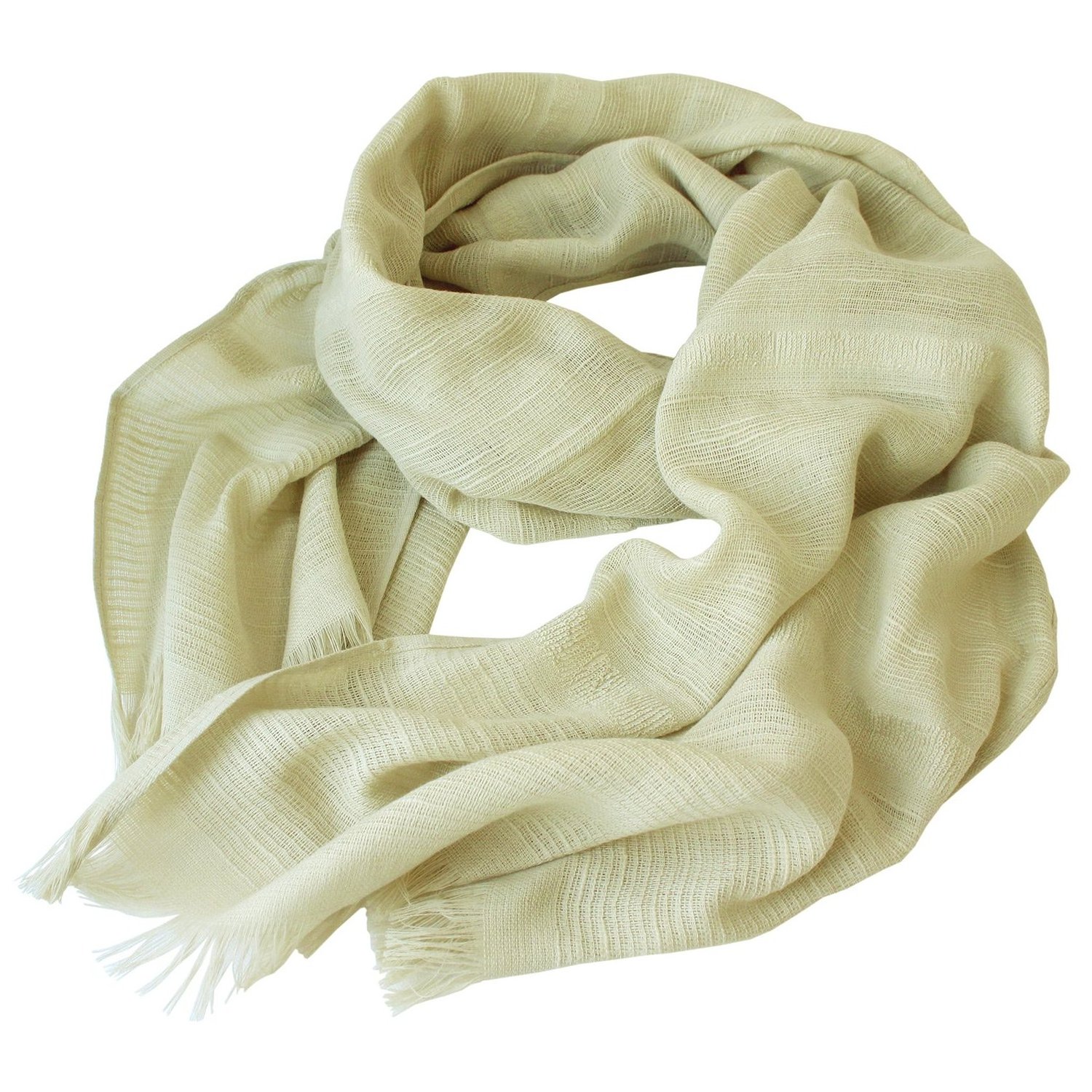 [Wholesale Products] Osaka Japan Cotton Gauze Scarf 100% Cotton 36cm*175cm Cotton Scarves Made in Japan Light Low MOQ Beige