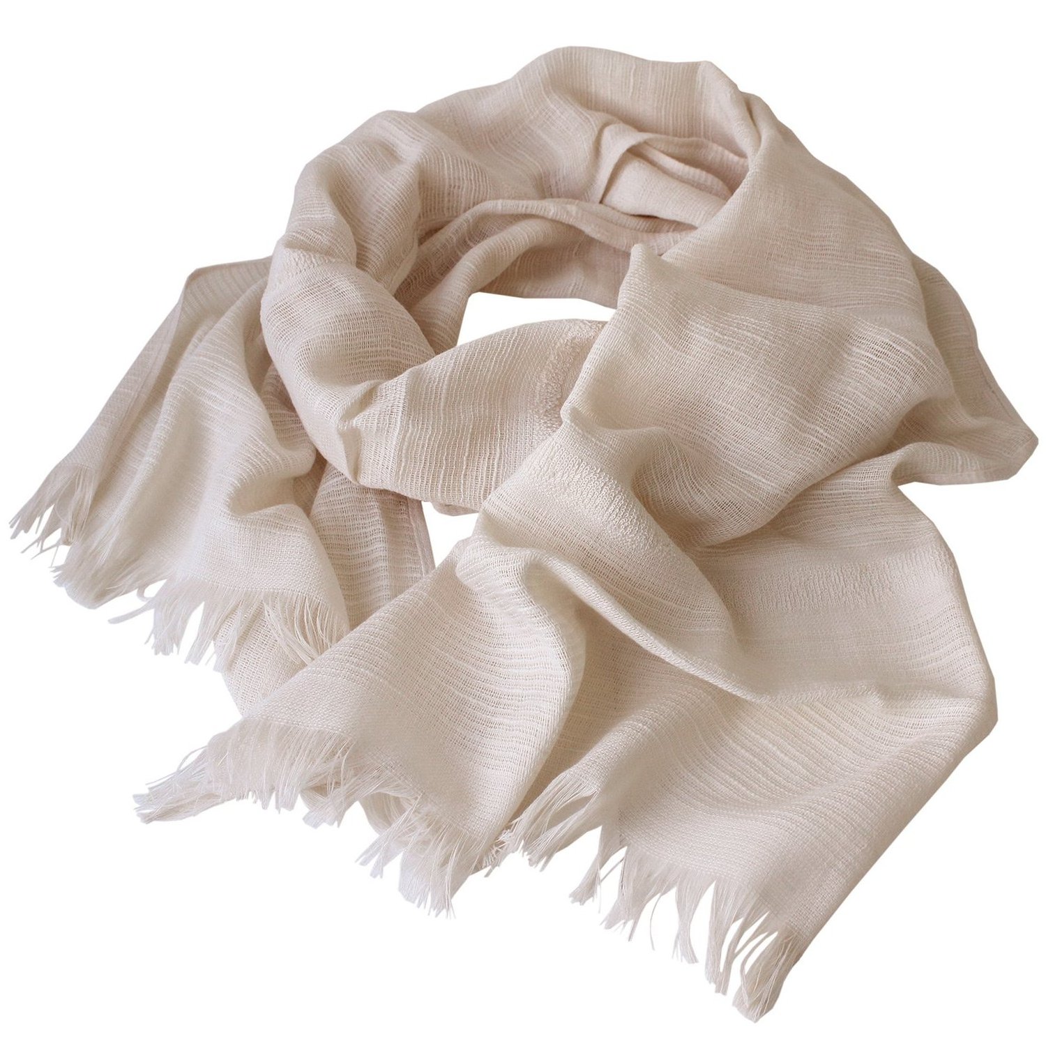 [Wholesale Products] Osaka Japan Cotton Gauze Scarf 100% Cotton 36cm*175cm Cotton Scarves Made in Japan Light Low MOQ Grey Beige