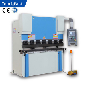 Touchfast mini Press Brake CNC NC Iron Metal Copper Stainless Steel Sheet WC67K-30T 40T 1300 1600 2000 Press Brake Machine