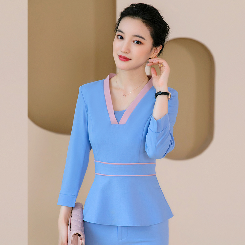 Fashion High Quality spa uniform womens beauty salon uniform for beauty salon